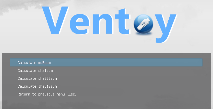 Verify download checksums for Ventoy